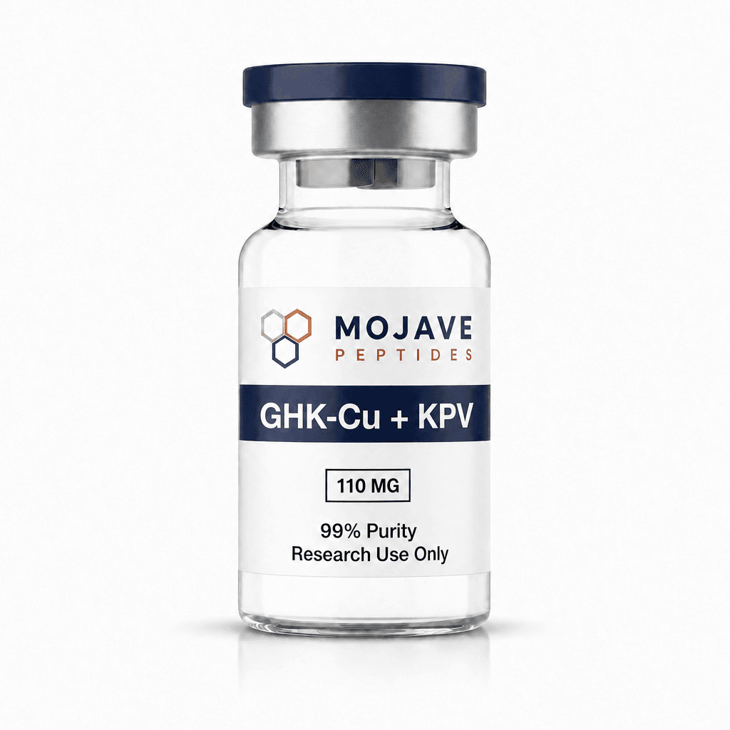 GHK-Cu + KPV research vial